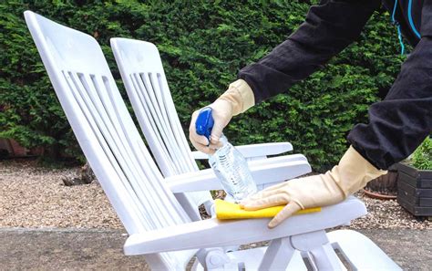 white mold on outdoor furniture